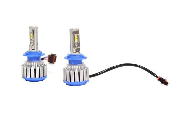 Автомобильные LED-лампы T1 6000K 3500Lm H7 35 W (ЛЕД автолампы с активным охлаждением и влагозащитой)