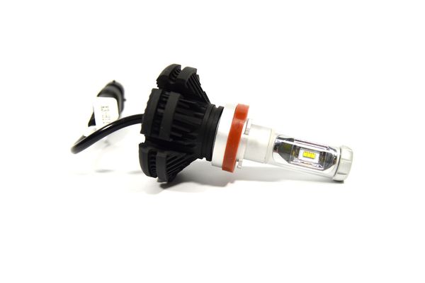 Автомобильные LED лампы H11 6500K 50W X3 (ЛЕД автолампы с активным охлаждением)