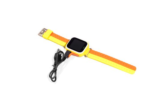 Детские умные часы Smart Watch Q60 (смарт часы с GPS + родительский контроль + фонарь, желтые)