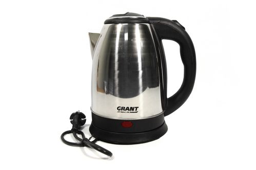 Електрочайник GRANT 0418 (Чайник електричний Грант) Потужність 2000 Вт / 2 літра / нержавейка
