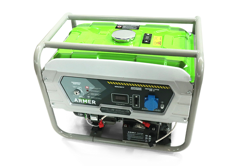 Генератор бензиновий ARMER ARMGG001 3,1 кВт з електричним запуском, 220V, мідна обмотка