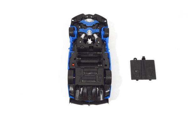 Трансформер на радіокеруванні Lamborghini Robot Car синя з пультом
