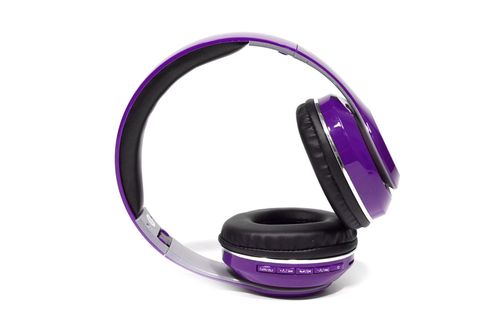 Бездротові Навушники Bluetooth Monster Beats TM-13 з mp3 + FM радіо фіолетові