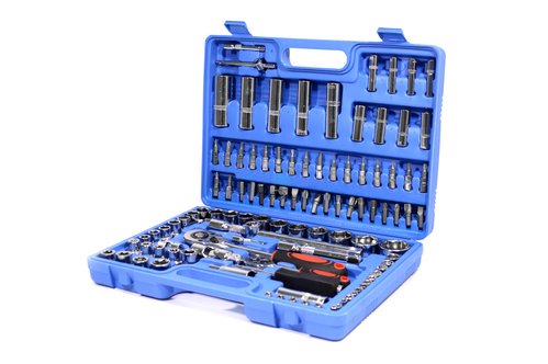 Набір інструментів ZHONGXIN 108 шт в кейсі інструменти для роботи (торцевий ключ і головки)