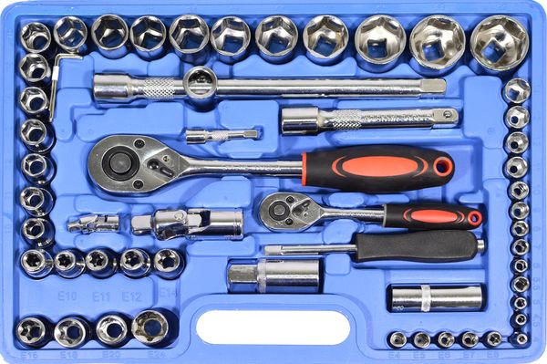 Набір інструментів ZHONGXIN 108 шт в кейсі інструменти для роботи (торцевий ключ і головки)