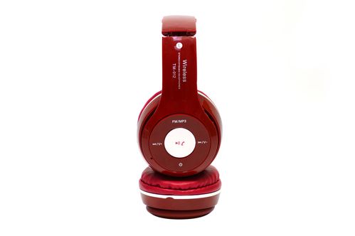 Навушники Monster Beats TM-12 накладні бездротові Bluetooth з mp3 + FM радіо червоні