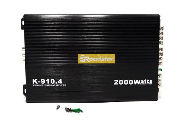 Автомобильный усилитель звука Roadstar K-910.4 2000W 4-х канальный