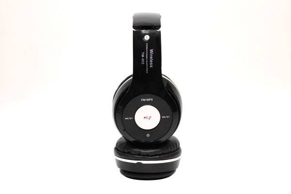 Наушники Monster Beats TM-12 накладные беспроводные Bluetooth с mp3 + FM радио черные
