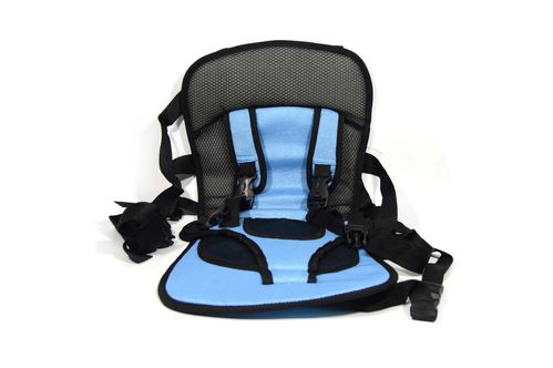 Бескаркасное детское автокресло Child car cushion NY 26-кресло безопасности (синее)