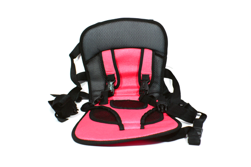 Бескаркасное детское автокресло Child car cushion NY 26 - кресло безопасности (розовое)