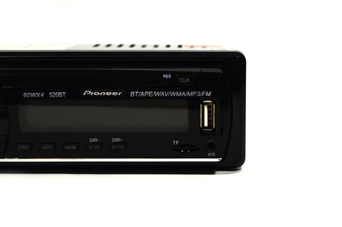 Автомагнитола Pioneer 520 BT 1DIN USB + пульт дистанционного управления (1 дин магнитола пионер)