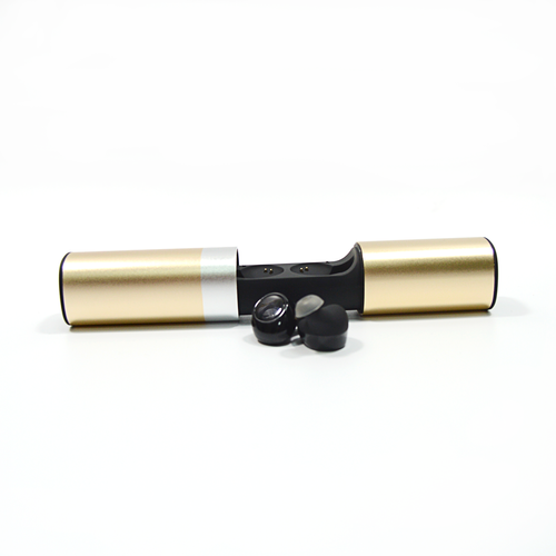Беспроводные Bluetooth наушники Air Pro TWS-S2 5.0 золотой кейс, черные наушники