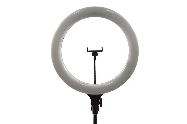 Светодиодная круглая лампа Ring Fill Light A-380 / Набор блогера / LED кольцо для Селфи / Лед подсветка