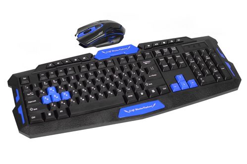 Набор клавиатура + мышь HK 8100 беспроводная (до 60 миллионов нажатий / соф-тач пластик / Bluetooth)