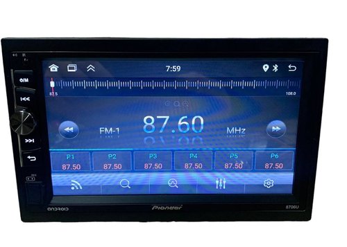 Автомагнітола 8706 2 Din на Android з GPS+Wifi (2 Дин магнітола)