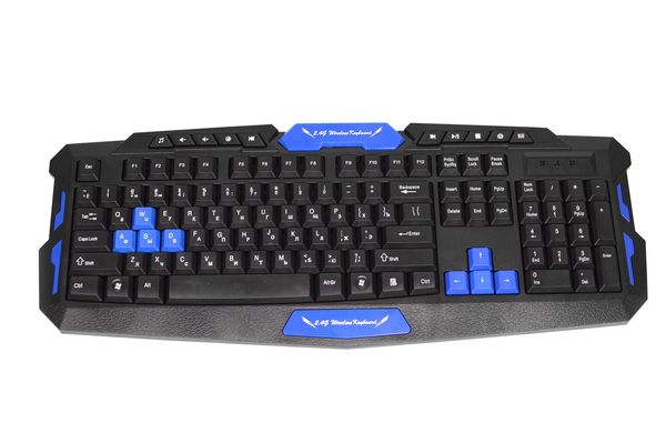 Набор клавиатура + мышь HK 8100 беспроводная (до 60 миллионов нажатий / соф-тач пластик / Bluetooth)