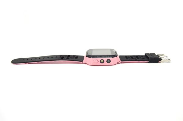 Дитячий годинник-телефон з камерою, кнопкою sos (Smart Watch F1) рожевий