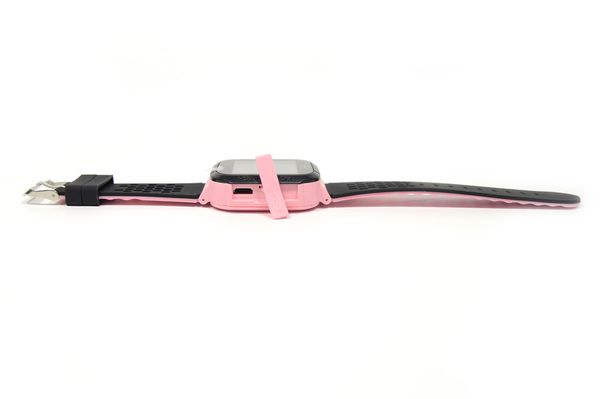 Дитячий годинник-телефон з камерою, кнопкою sos (Smart Watch F1) рожевий