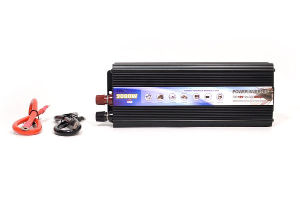 Преобразователь постоянного тока UKC 12V-220V - 2000W (автомобильный инвертор)