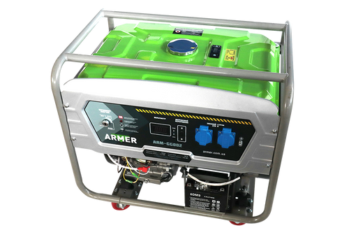 Генератор бензиновий Armer ARM-GG002 8 кВт з електричним запуском, 220-380V, мідна обмотка