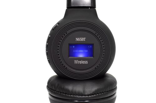 Наушники беспроводные BS-N65BT Bluetooth (наушники Черные)