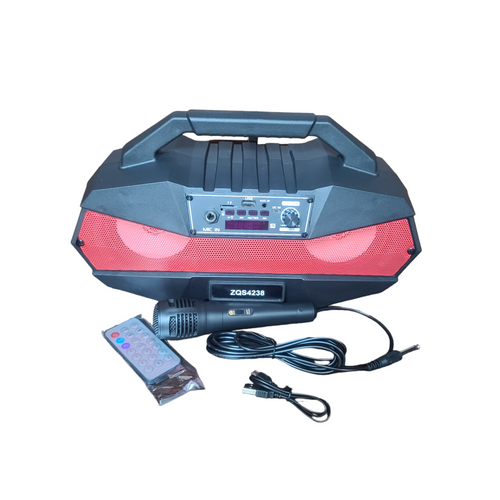 Автономна акустична система TMG ZQS4238 (1MIC+MP3+USB+FM+BT)