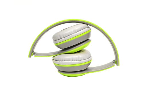 Навушники бездротові P47 Bluetooth сіро-салатові