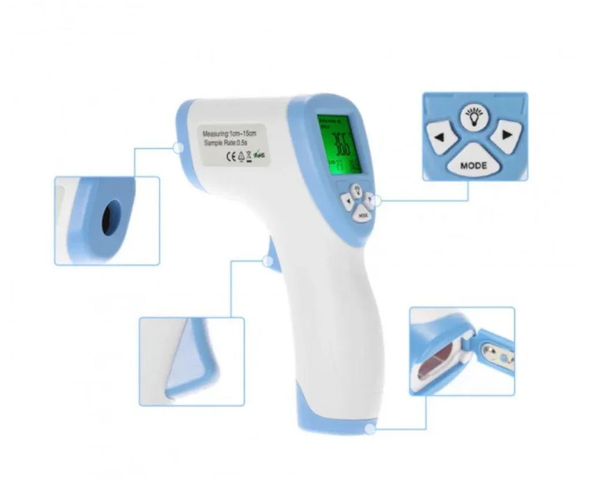 Бесконтактный термометр градусник медицинский для тела и объектов