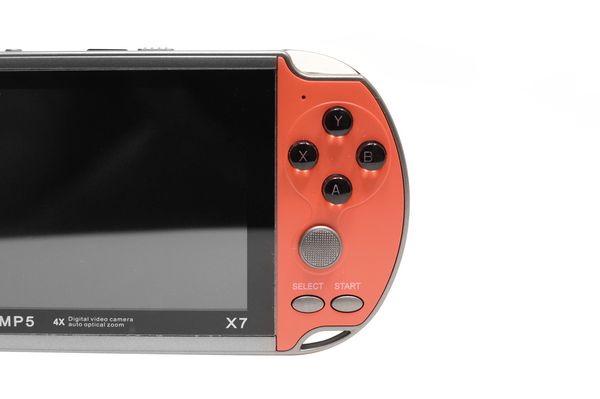 Ігрова приставка, портативна PSP X7 5,1 дюйма (більше 1000 ігор, динаміки, 8gb пам'яті)