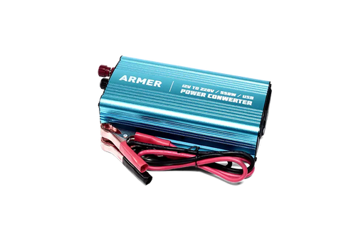 Перетворювач напруги ARMER ARM-PI600 12V-220V/550W/USB/мод.хвиля