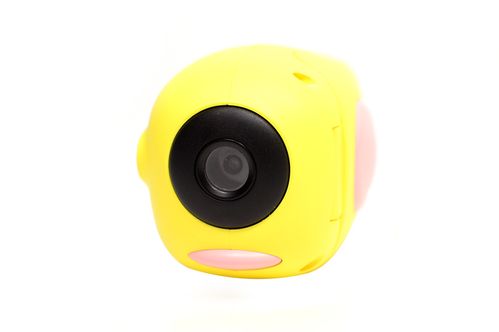 Детская цифровая видеокамера HD 720p желтая + 4 игры