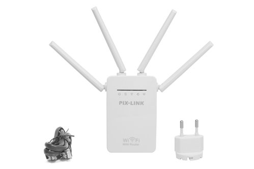 Репитер Pix-Link LV-WR09 4 антены (ретранслятор, маршрутизатор, WiFi Роутер)