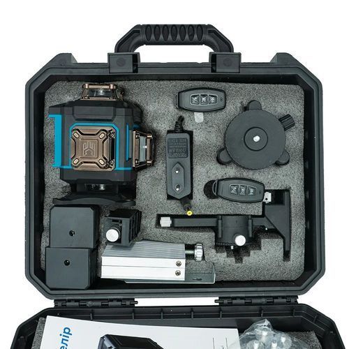 Лазерний нівелір PROFI-TEC PGL 4D 1640 (40 м, 16 ліній, зелений промінь)