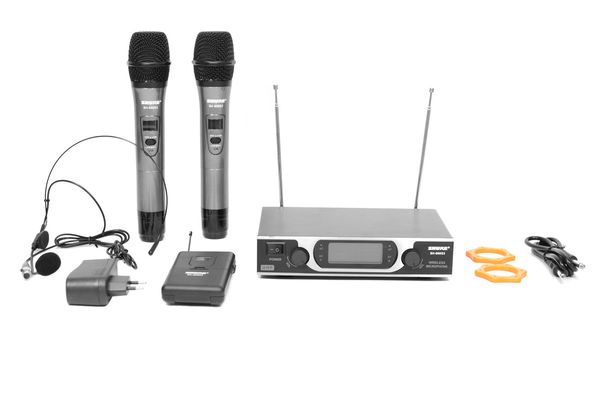 Радиосистема Shure SH-600G3 база 2 радио микрофона + гарнитура