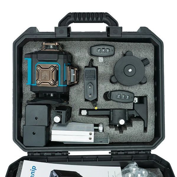 Лазерний нівелір PROFI-TEC PGL 4D 1640 (40 м, 16 ліній, зелений промінь)