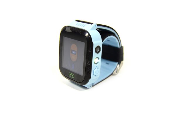 Дитячий годинник-телефон з камерою, кнопкою sos (Smart Watch F1) синій