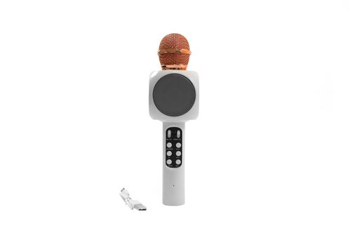 Микрофон Bluetooth WS 1816 2 в 1 (беспроводной многофункциональный микрофон)(белый)