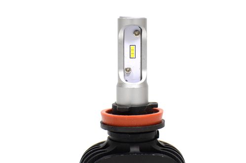 Автомобільні LED-лампи H11 6500K S1 (світлодіодні ЛЕД лампи з активним охолодженням та вологозахистом)