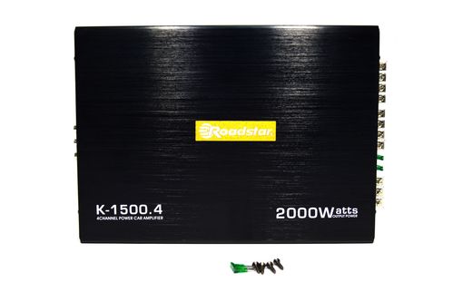 Автомобільний підсилювач звуку Roadstar K-1500.4 2000W 4-х канальний
