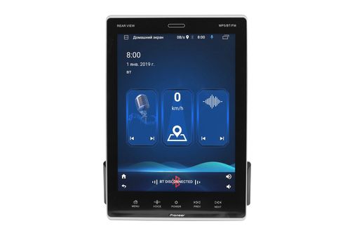 Магнитола Pioneer PI-9510 1DIN с Bluetooth Экран 9.5, 4 Ядра 1Gb Ram/16 Android(автомагнитола Пионер)