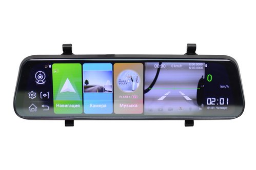 Зеркало видеорегистратор K40 10" Android 8.1 Сенсорный экран, GPS, WIFI, Blurtooth